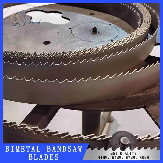 Factory Cutting Bandsaw Blade for Safe Saw Blades with ISO9001: 2008 41*1.3